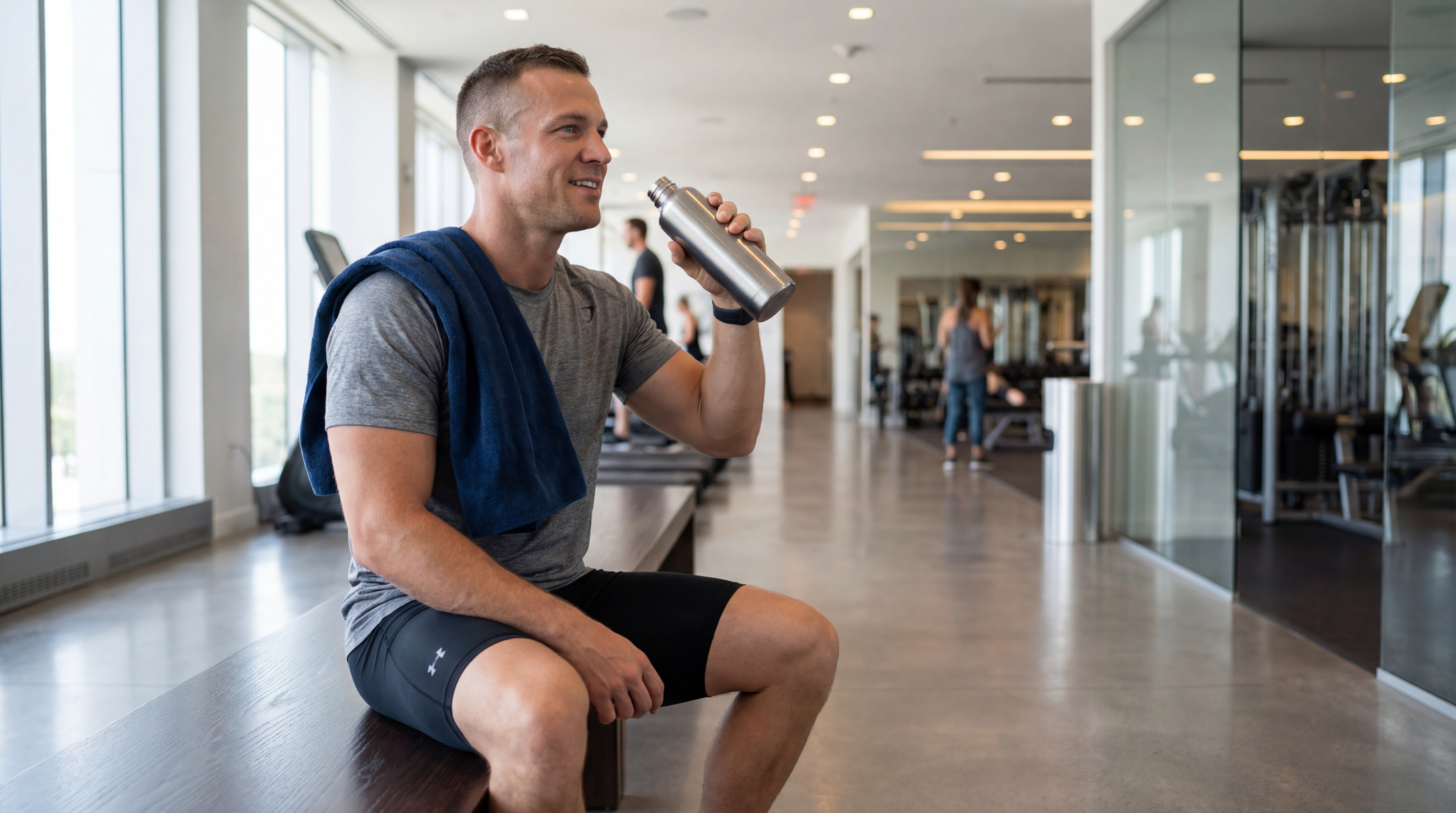 Ионизированная вода KYK после тренировки и активного дня